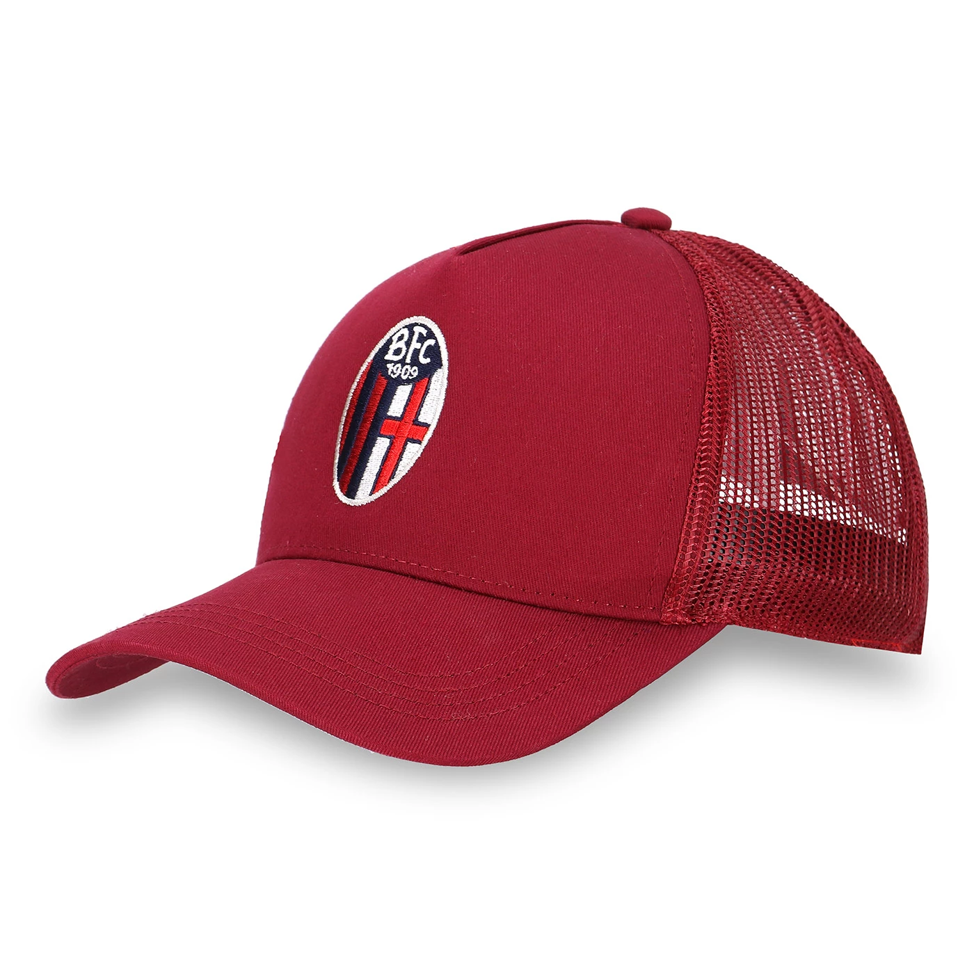 Reell Cappellino Trucker Visiera Curva Berretto Baseball Taglia Unica - Rosso Bordeaux - 6