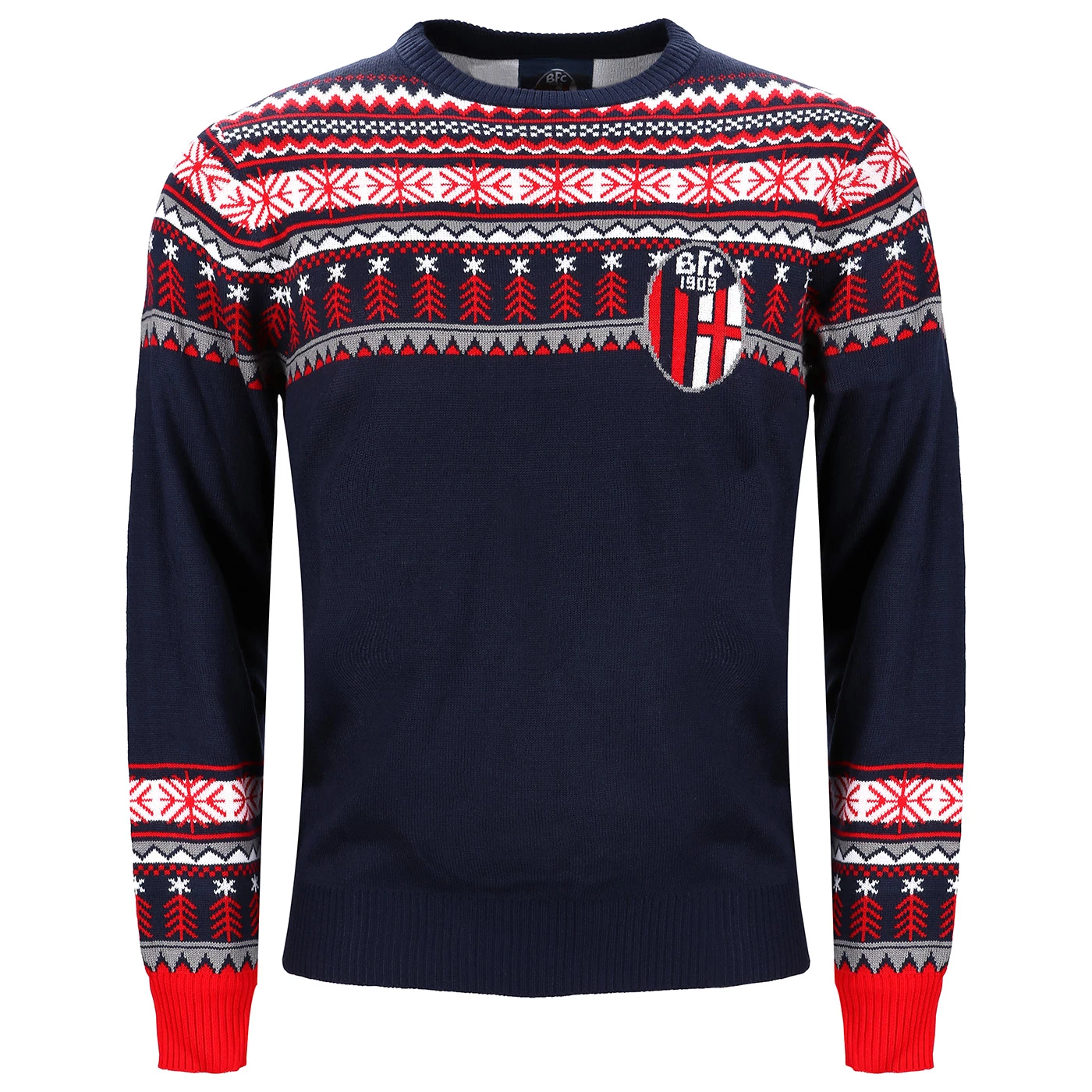 BlauerHafen Maglione Natalizio Donna – Maglia Morbida Con Renne E Fiocchi Di Neve, Girocollo, Regalo Di Natale, Colori Rosso/Blu/Nero/Bianco
