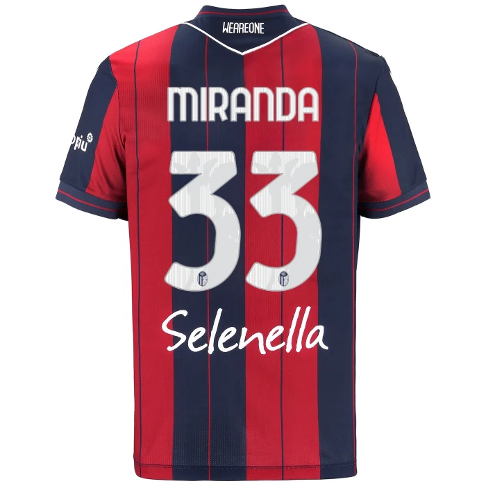 BOLOGNA FC HOME JERSEY 2025/26