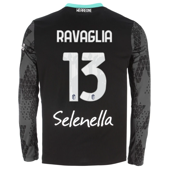 BOLOGNA FC BLACK GOALKEEPER LS JERSEY 2025/26