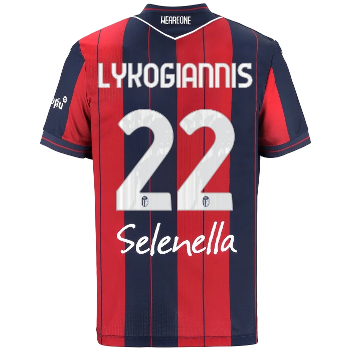 BOLOGNA MAGLIA GARA HOME BAMBINO 2025/26