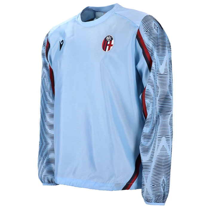 BOLOGNA CASACCA ALLENAMENTO ANTIVENTO CELESTE