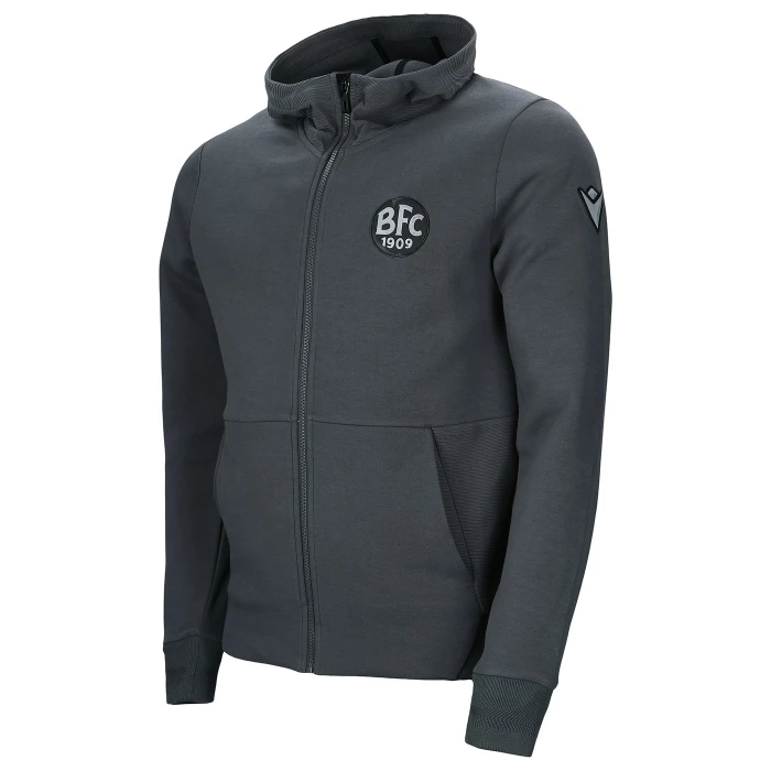 BOLOGNA FC MILITARY GREEN ATHLEISURE HOODIE TOP 2022/23