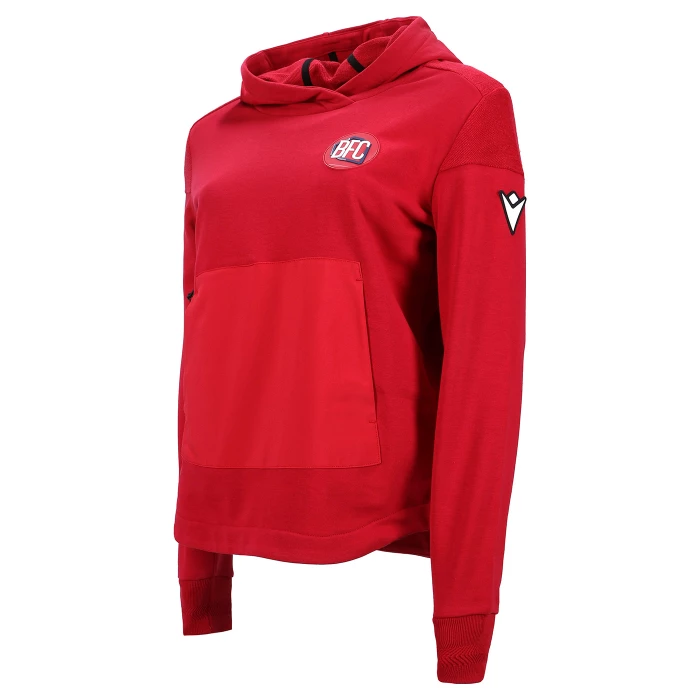 BOLOGNA RED ATHLEISURE HOODIE 2022/23 - WOMEN