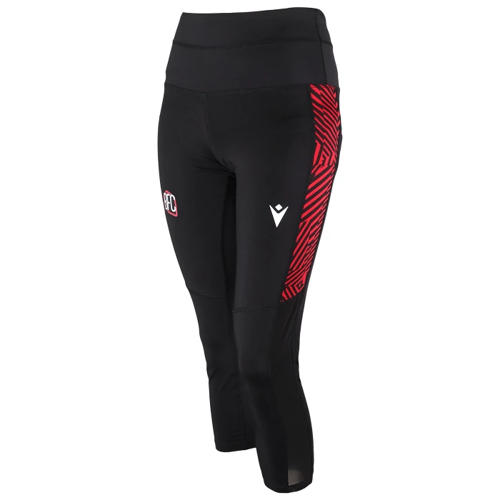 BOLOGNA BLACK/RED ATHLEISURE 7/8 LEGGINGS 2022/23 - WOMEN
