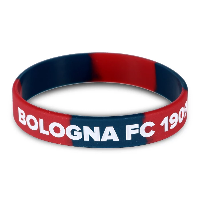 BOLOGNA BRACCIALETTO IN SILICONE ROSSOBLU - 2022