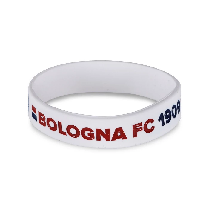 BOLOGNA BRACCIALETTO IN SILICONE BIANCO - BAMBINO - 2022