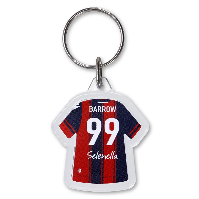 BOLOGNA FC BARROW 99 HOME JERSEY KEYRING - 2022
