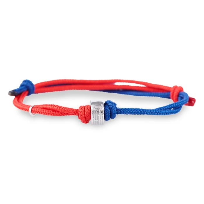 BOLOGNA FC BRACELET WITH SILVER LOGO