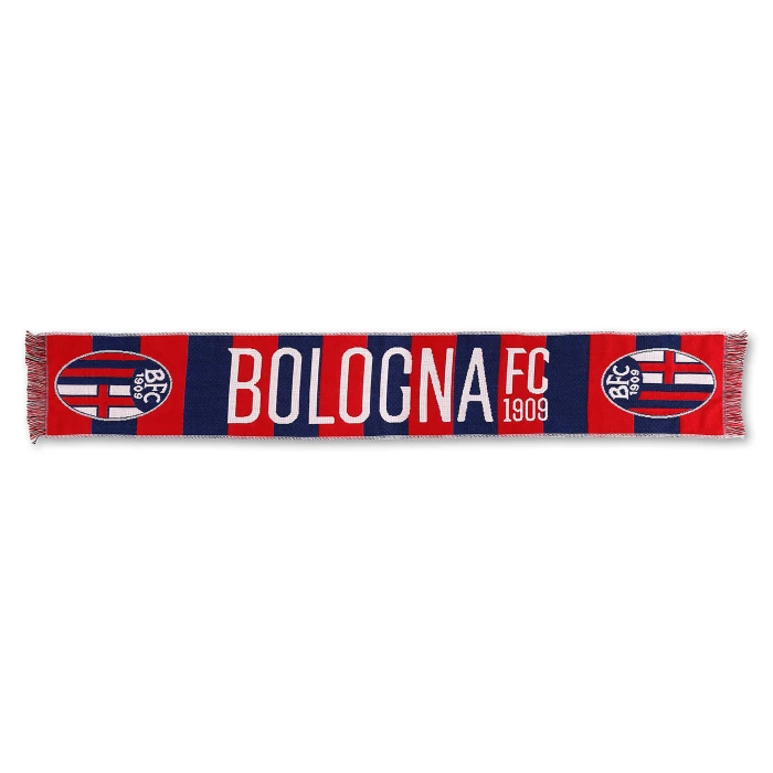 BOLOGNA ROSSOBLU' JACQUARD SCARF