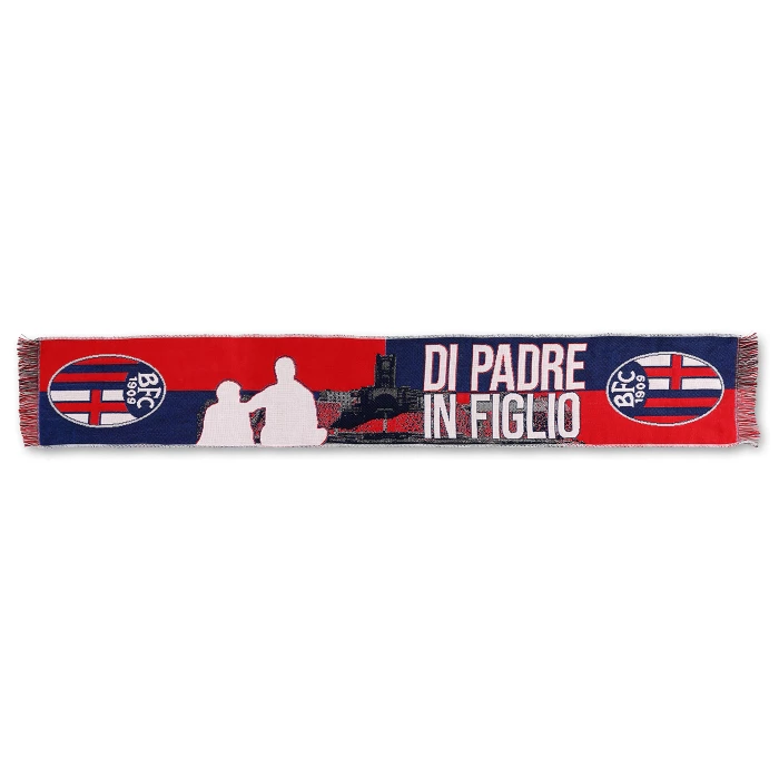 BOLOGNA JACQUARD SCARF FROM FATHER TO SON