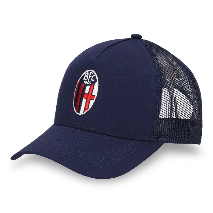 BOLOGNA FC BLUE LOGO TRUCKER CAP