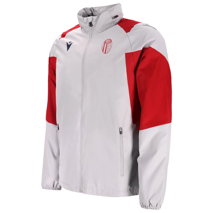 BOLOGNA FC GRAY TRAINING WINDBREAKER JACKET 2023/24
