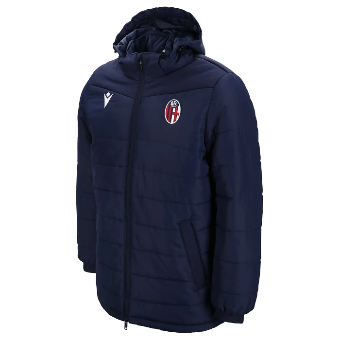 BOLOGNA FC BLUE TRAVEL BENCH JACKET 2023/24