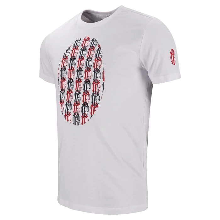 BOLOGNA FC WHITE LOGO FAN T-SHIRT 2023/24