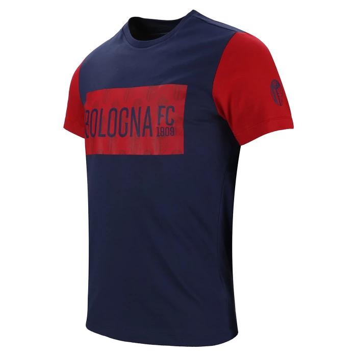 BOLOGNA FC BLUE/RED FAN T-SHIRT 2023/24