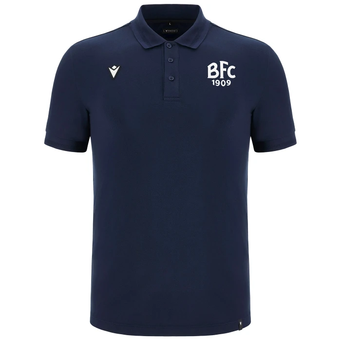 BOLOGNA FC ATHLEISURE NAVY BLUE POLO 2023/24