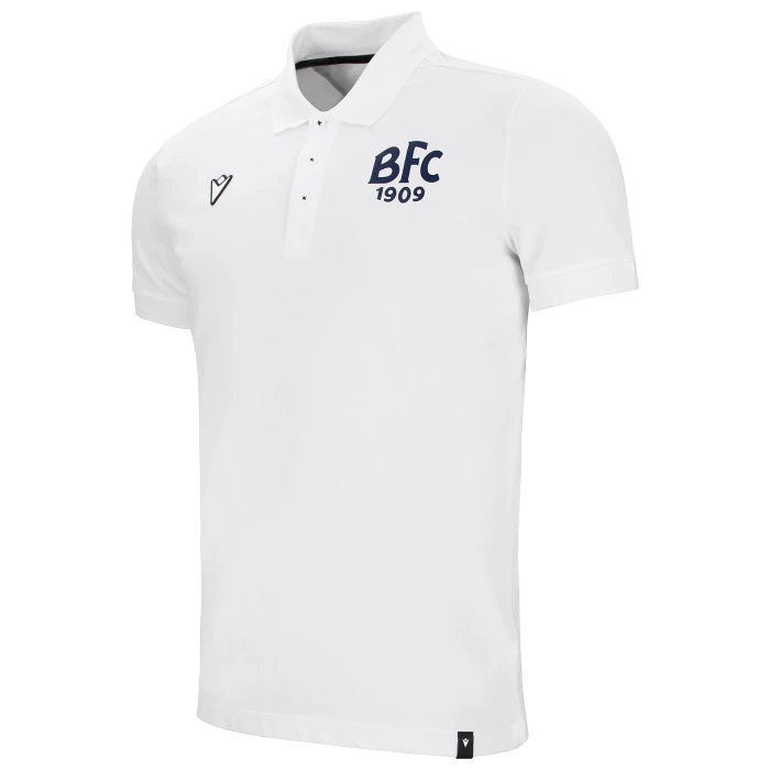 BOLOGNA FC ATHLEISURE WHITE POLO 2023/24