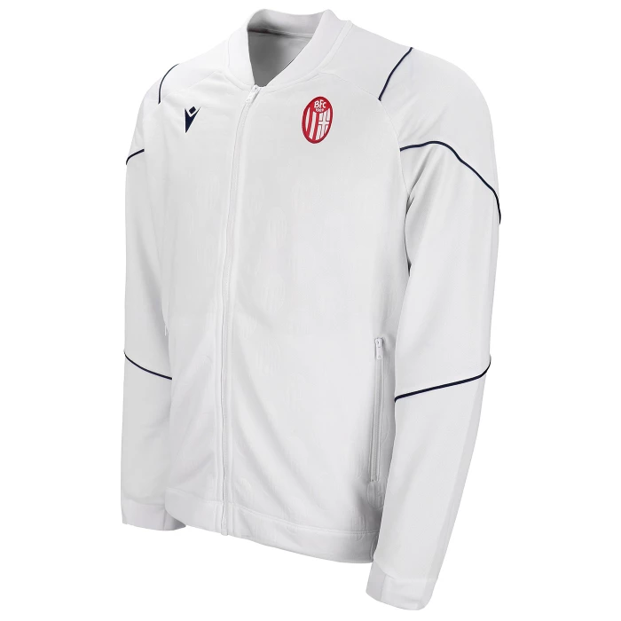BOLOGNA FC WHITE TRAVEL TRACK TOP 2023/24