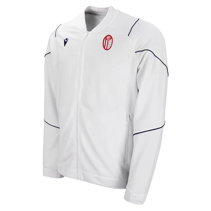 BOLOGNA FC WHITE TRAVEL TRACK TOP 2023/24 - KIDS