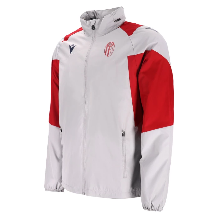 BOLOGNA FC GRAY TRAINING WINDBREAKER JACKET 2023/24 - KIDS