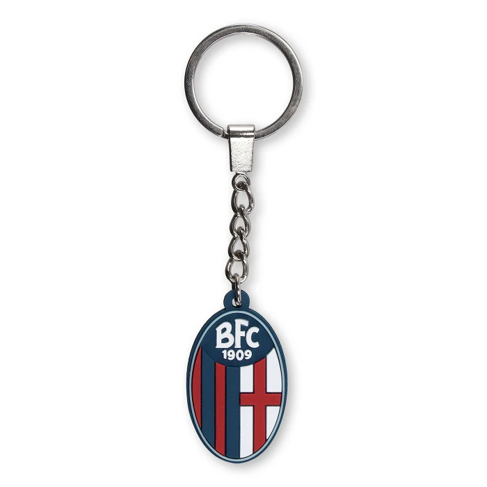 BOLOGNA FC DOUBLE FACE LOGO PVC KEYRING