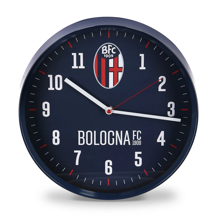 BOLOGNA FC LOGO WALL CLOCK