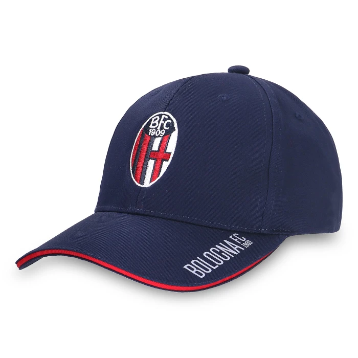 BOLOGNA FC NAVY BLUE LOGO CAP