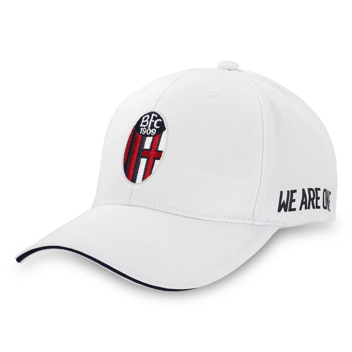BOLOGNA FC WHITE LOGO CAP