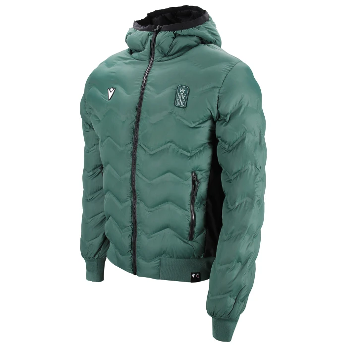 BOLOGNA FC GREEN ATHLEISURE PADDED BOMBER 2024/25