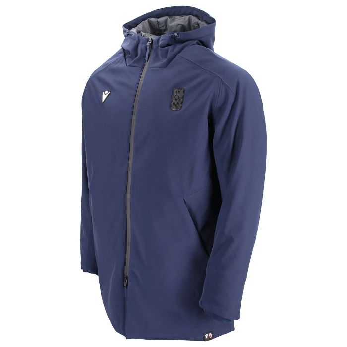 BOLOGNA FC BLUE ATHLEISURE TRAVEL JACKET 2024/25