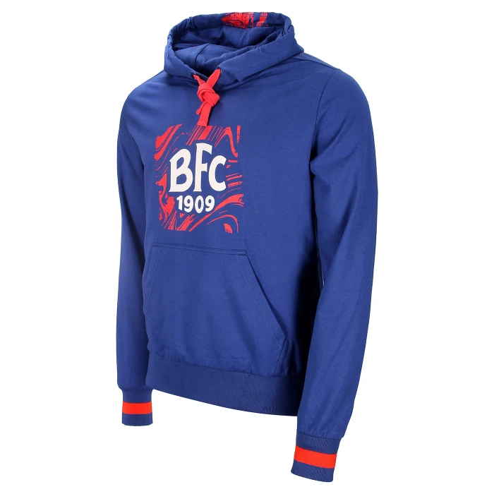 BOLOGNA FC NAVY BLUE FAN BFC 1909 HOODIE TOP 2024/25