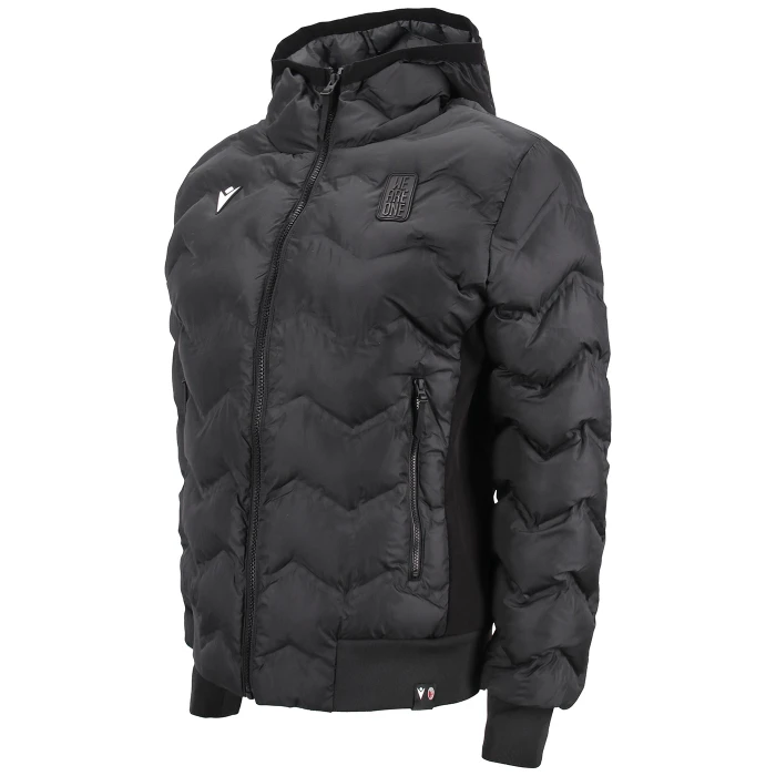 BOLOGNA FC BLACK ATHLEISURE PADDED BOMBER 2024/25 - WOMAN