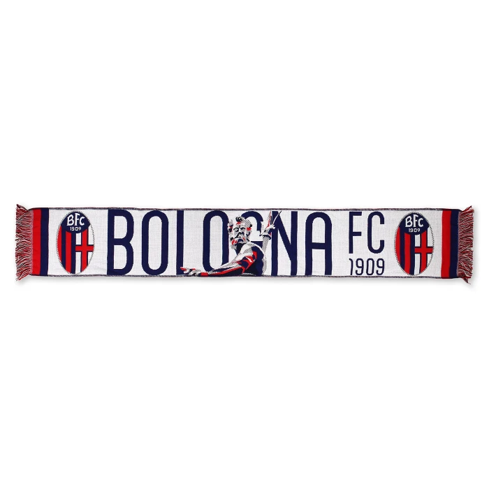 BOLOGNA FC WHITE NETTUNO JACQUARD SCARF