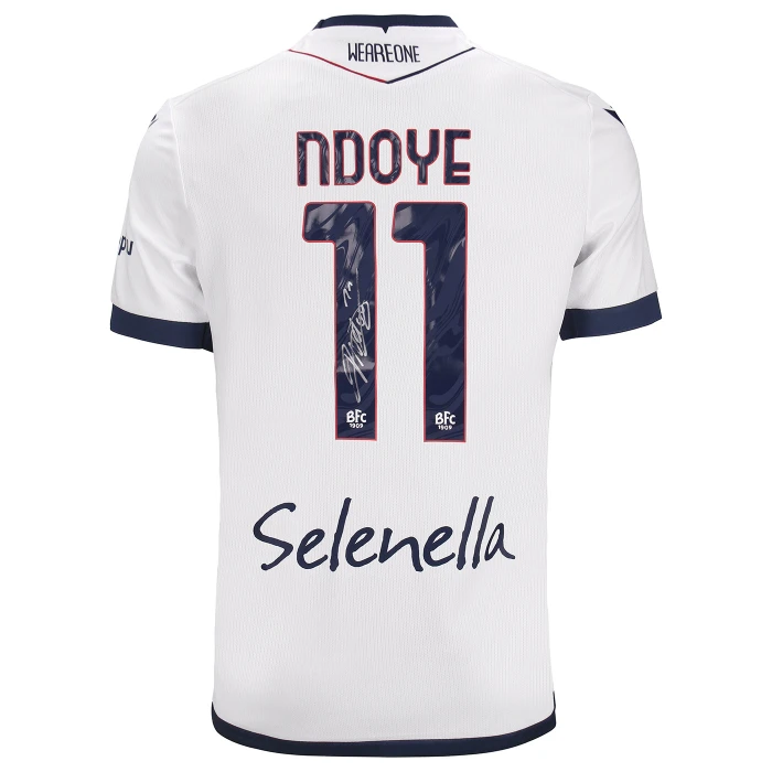 BOLOGNA FC 2024/25 SIGNED AWAY JERSEY NDOYE
