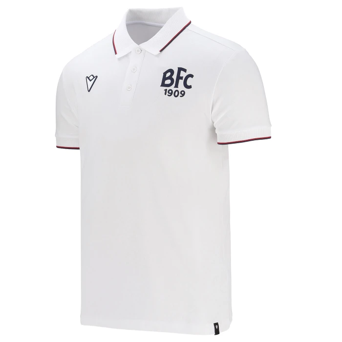 BOLOGNA FC WHITE TRAVEL POLO 2025/26