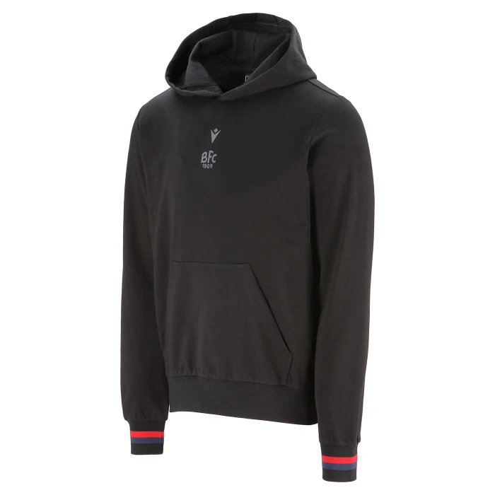 BOLOGNA FC BLACK FAN HOODIE TOP 2025/26 - KIDS
