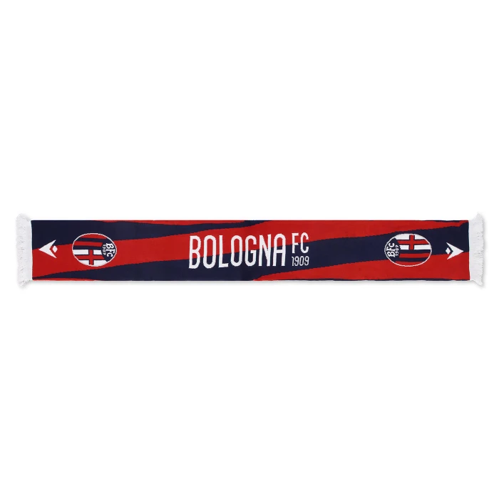 BOLOGNA FC RED AND BLUE DOUBLE SIDE SCARF 2025/26