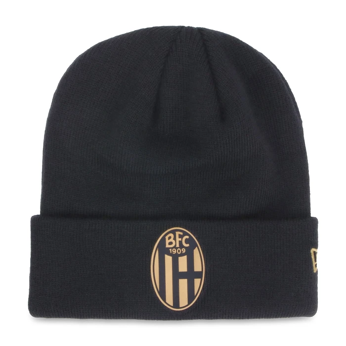 BOLOGNA FC BLUE WITH GOLD LOGO NEW ERA BEANIE