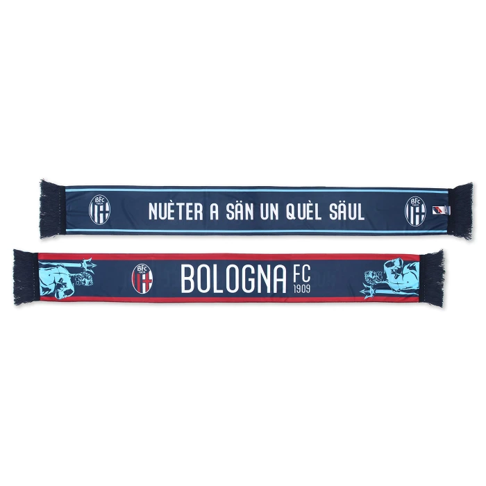 BOLOGNA FC BLUE NEPTUNE SATIN SCARF