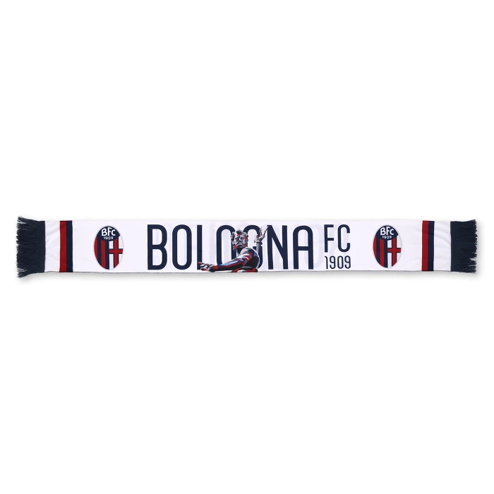 BOLOGNA FC WHITE NETTUNO SATIN SCARF