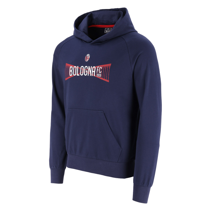 BOLOGNA FC GRAPHIC FAN HOODED TOP - LITTLE KIDS