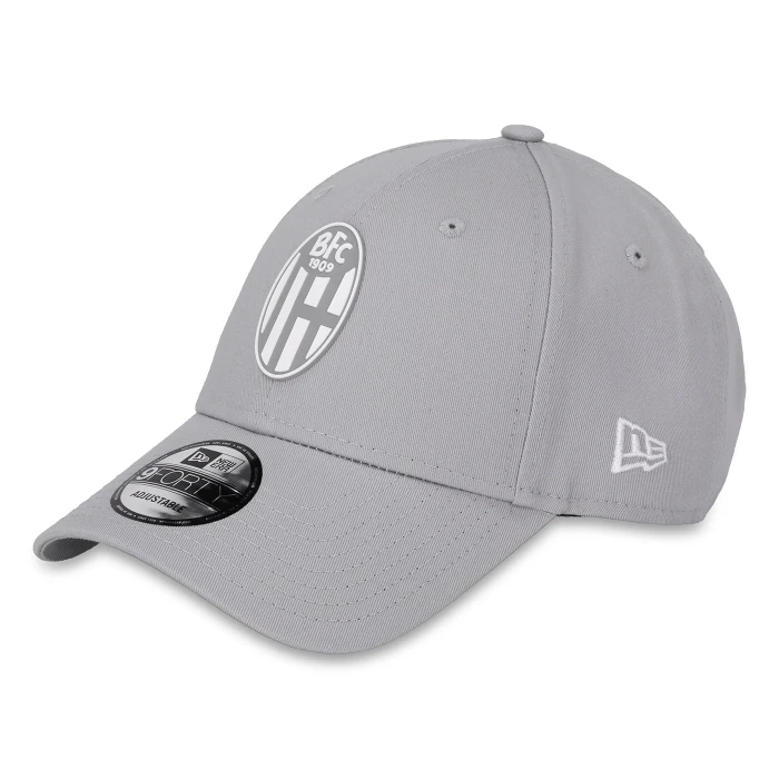 BOLOGNA FC NEW ERA 9FORTY GREY LOGO CAP