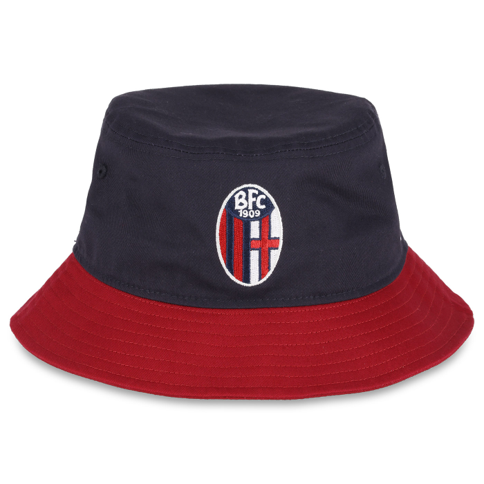 BOLOGNA FC NEW ERA BLUE BUCKET HAT