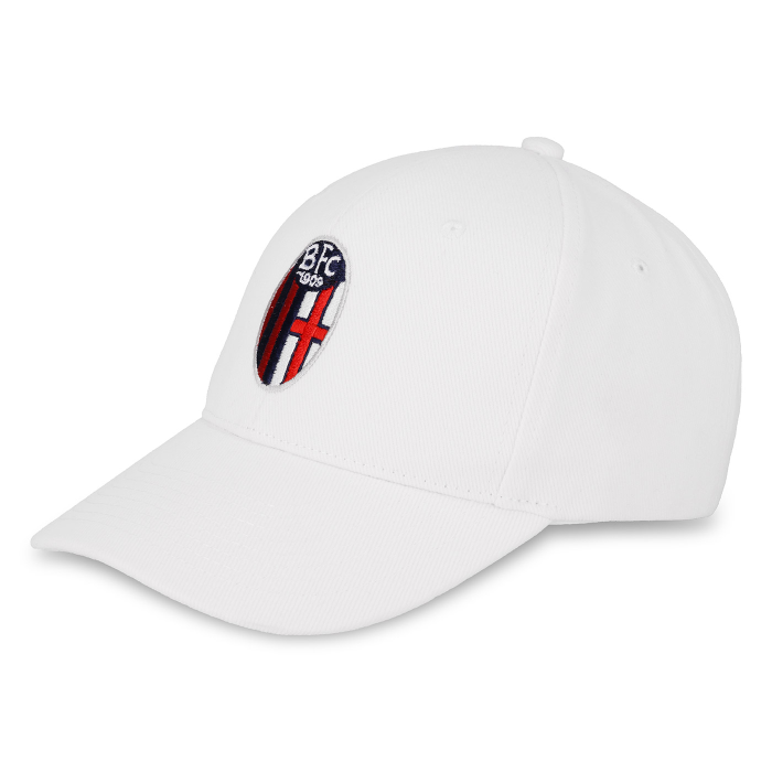 BOLOGNA FC WHITE LOGO CAP