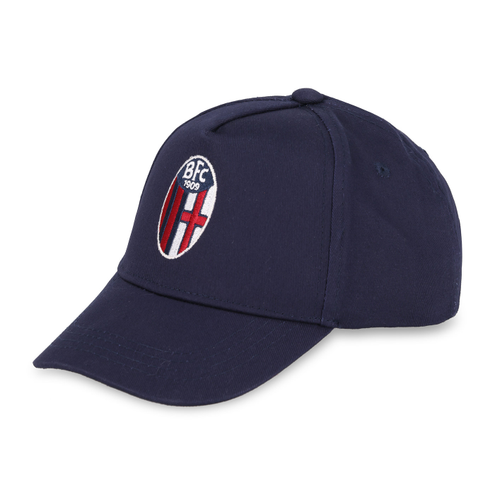 BOLOGNA FC NAVY LOGO CAP - KIDS