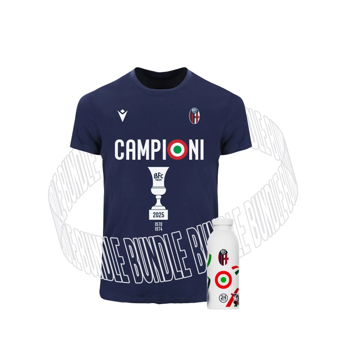 COPPA ITALIA T-SHIRT + WATER BOTTLE PACK